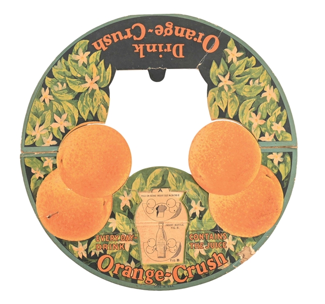 DRINK ORANGE CRUSH BOTTLE DISPLAY 