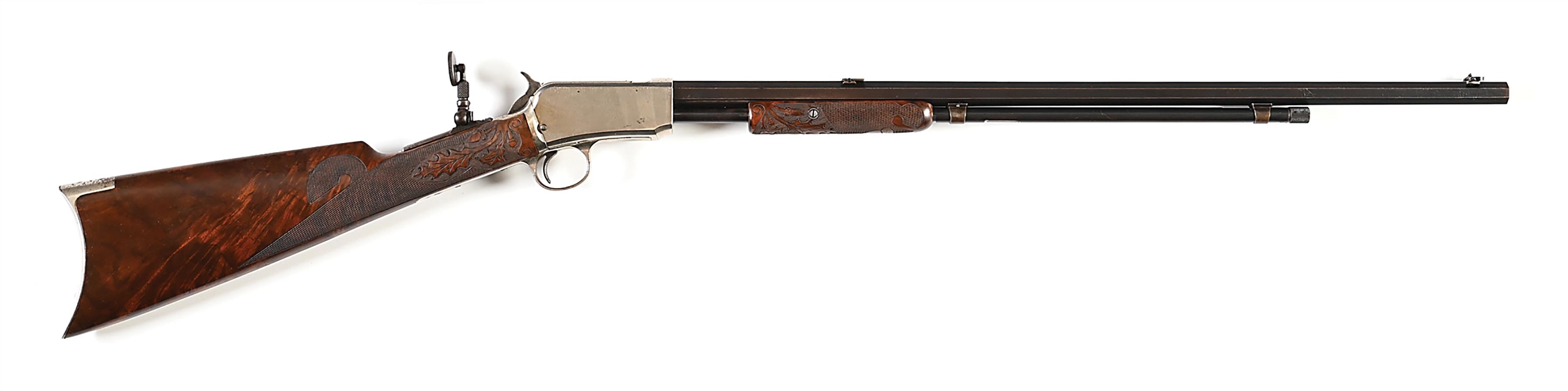 (C) SPECIAL ORDER HALF NICKEL WINCHESTER 2ND MODEL 1890 LEVER ACTION RIFLE.