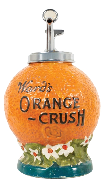WARDS ORANGE CRUSH SYRUP DISPENSER