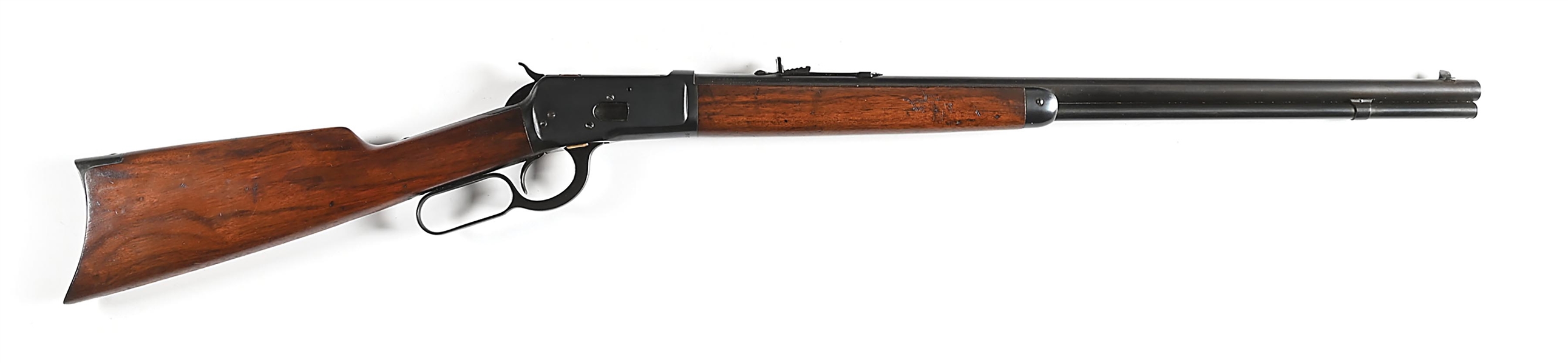 (C) WINCHESTER MODEL 92 LEVER ACTION RIFLE (1929).
