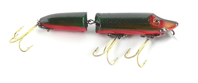 HEDDON VAMP GREEN SCALE RED BELLY