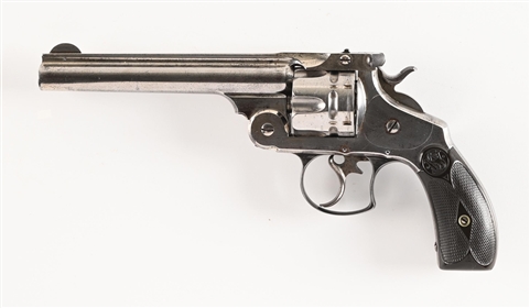 (A) SMITH & WESSON NO. 3 NAVY .44 RUSSIAN DOUBLE ACTION REVOLVER.