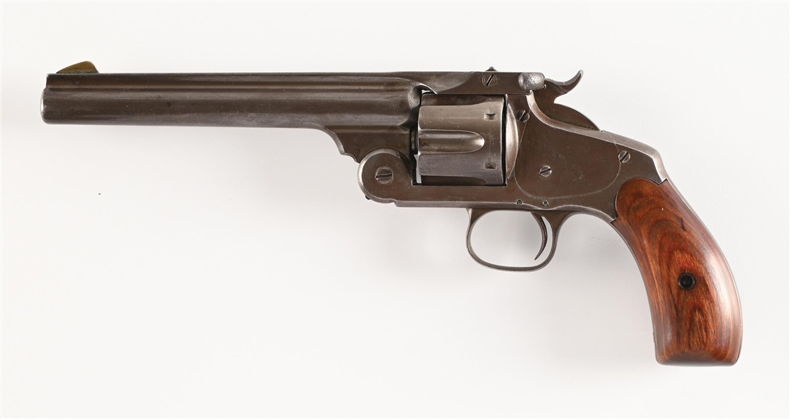 (A) SMITH & WESSON NEW MODEL NO. 3 SINGLE ACTION REVOLVER.