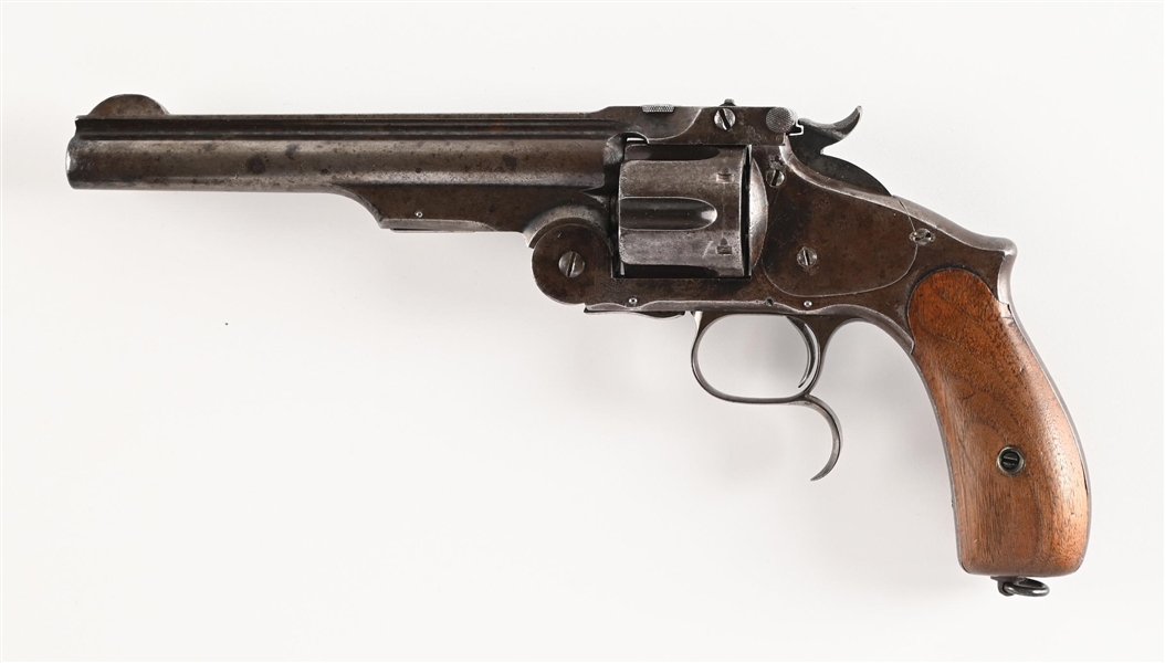 (A) SCHUYLER, HARTLEY, AND GRAHAM MARKED SMITH & WESSON NO. 3 RUSSIAN MODEL SINGLE ACTION REVOLVER.