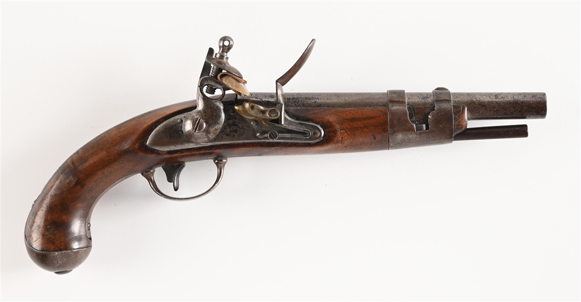 (A) US MODEL 1816 FLINTLOCK PISTOL BY NORTH.