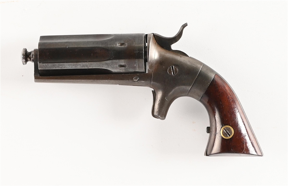 (A) SCARCE 1860 PATENT BACON ARMS CO. PEPPERBOX REVOLVER.