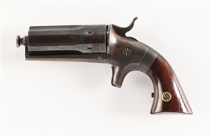 (A) SCARCE 1860 PATENT BACON ARMS CO. PEPPERBOX REVOLVER.