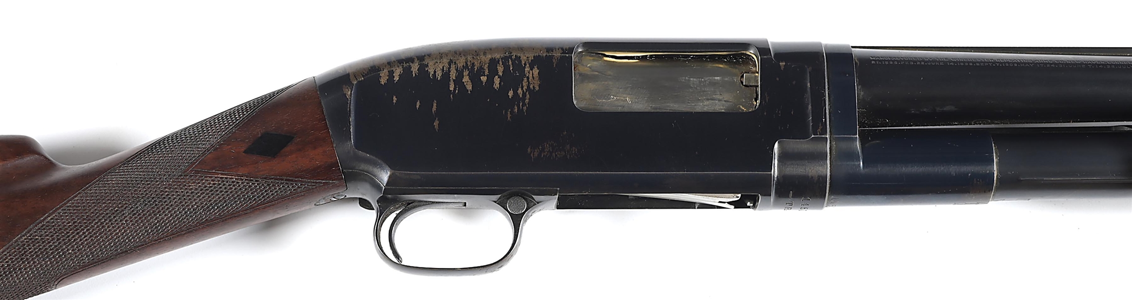 Lot Detail - (C) TRAP GRADE WINCHESTER MODEL 1912 BLACK DIAMOND SLIDE ...