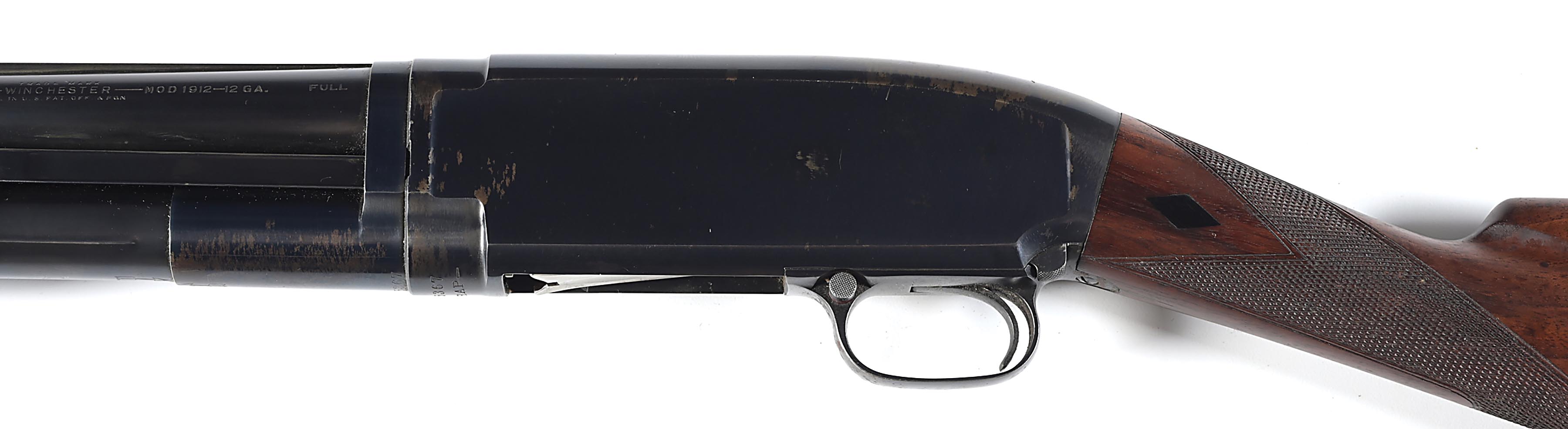Lot Detail - (C) TRAP GRADE WINCHESTER MODEL 1912 BLACK DIAMOND SLIDE ...
