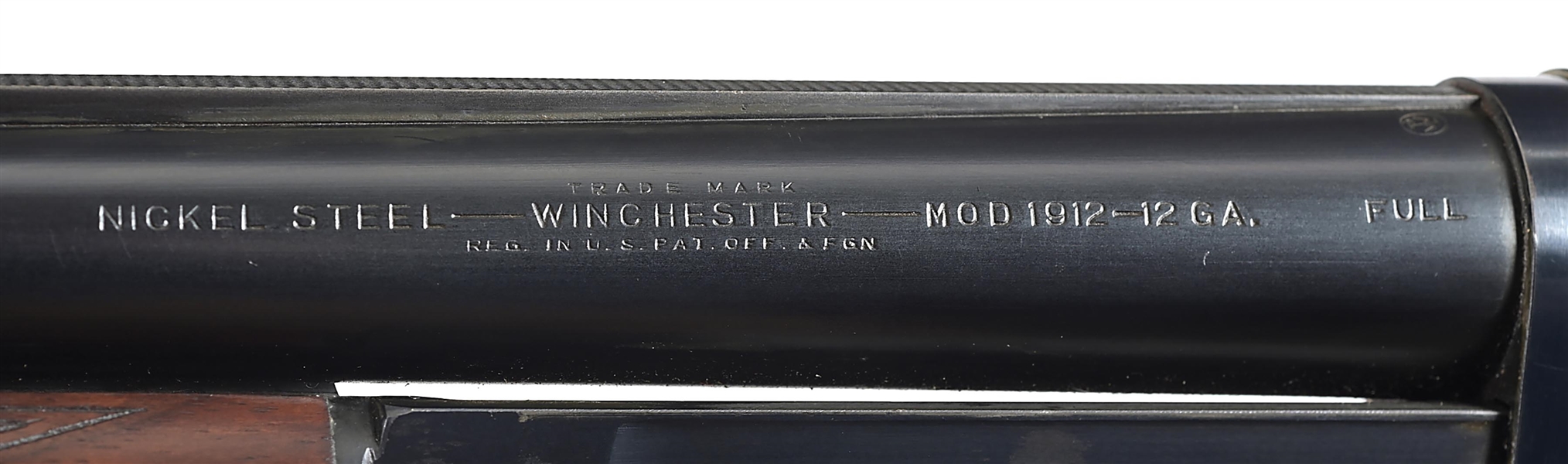 Lot Detail - (C) TRAP GRADE WINCHESTER MODEL 1912 BLACK DIAMOND SLIDE ...