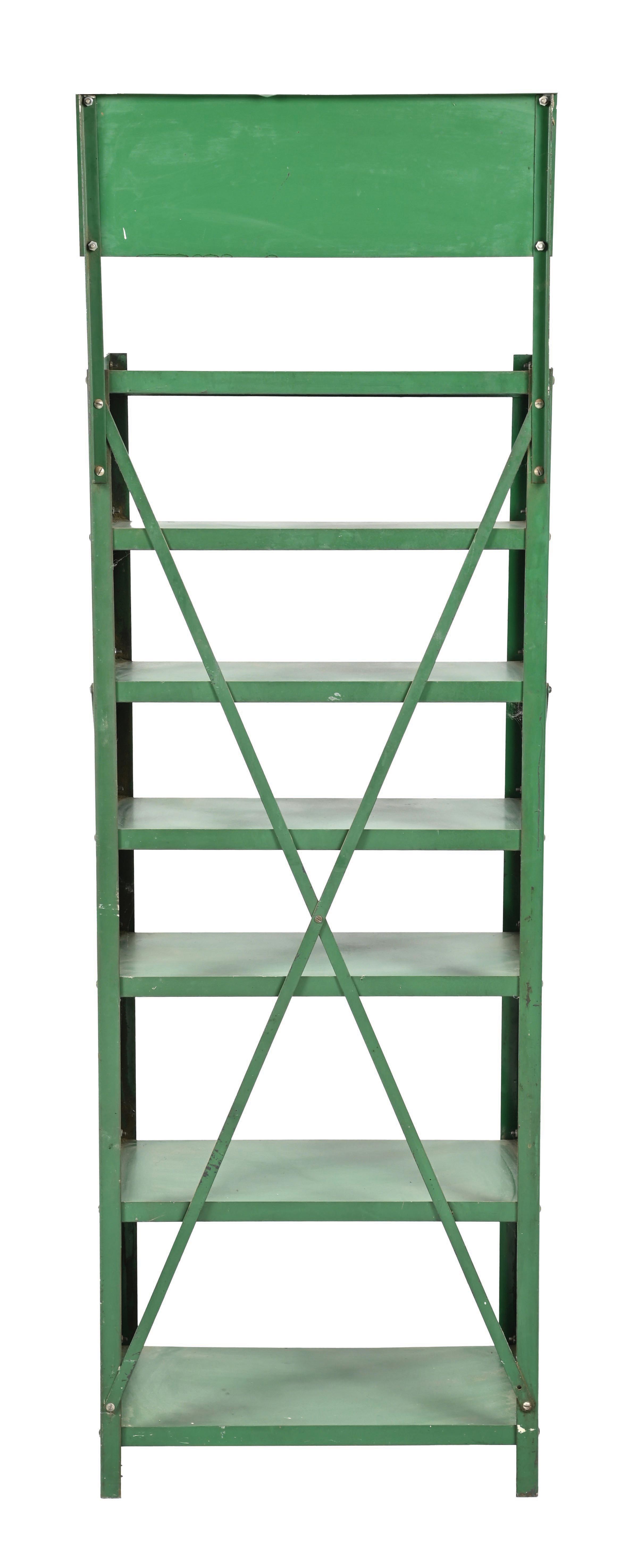 Lot Detail - QUAKER STATE MOTOR OILS TIN SERVICE STATION CAN DISPLAY RACK.