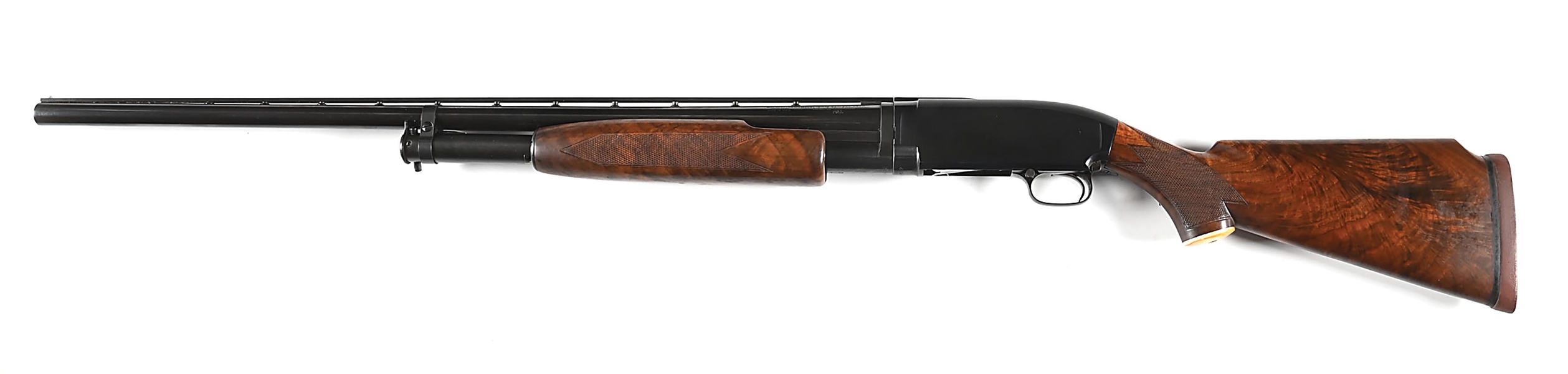 Lot Detail - (C) DELUXE TRAP WINCHESTER MODEL 12 SLIDE ACTION SHOTGUN.