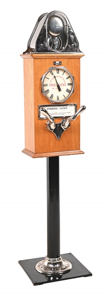 Lot Detail - 1¢ EXHIBIT SUPPLY CO. STRIKING CLOCK ARCADE MACHINE