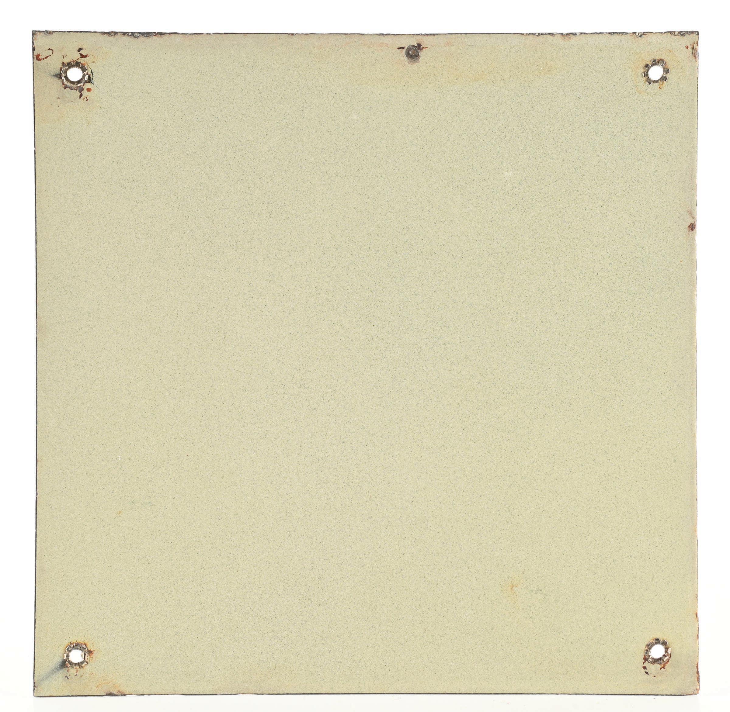 Lot Detail - FLYING A GASOLINE PORCELAIN PUMP PLATE SIGN