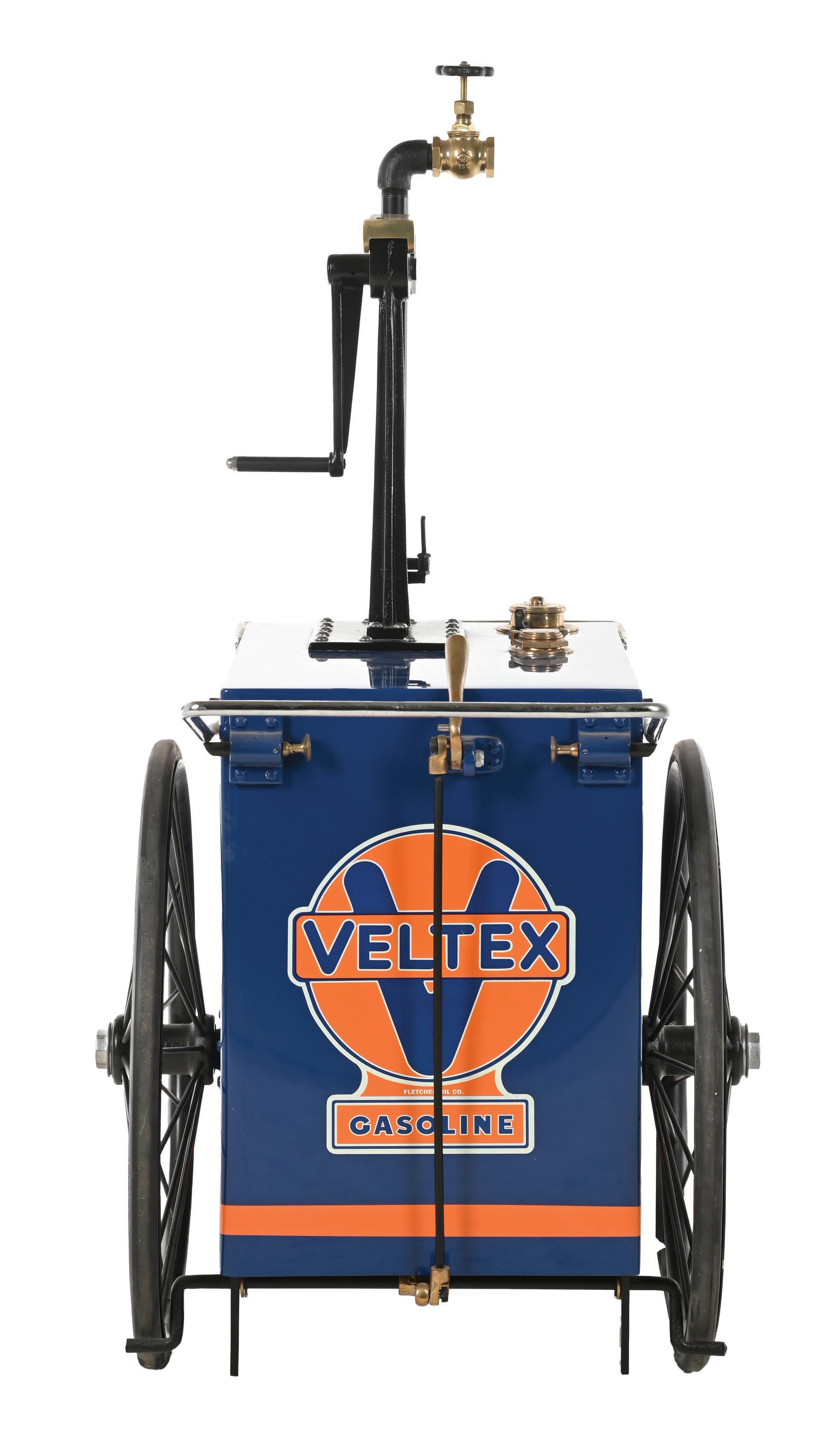 Lot Detail - VELTEX SERVICE STATION ROLLING MOTOR OIL CART.