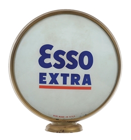 ESSO EXTRA GASOLINE COMPLETE 16.5" GLOBE ON L.P. METAL BODY. 