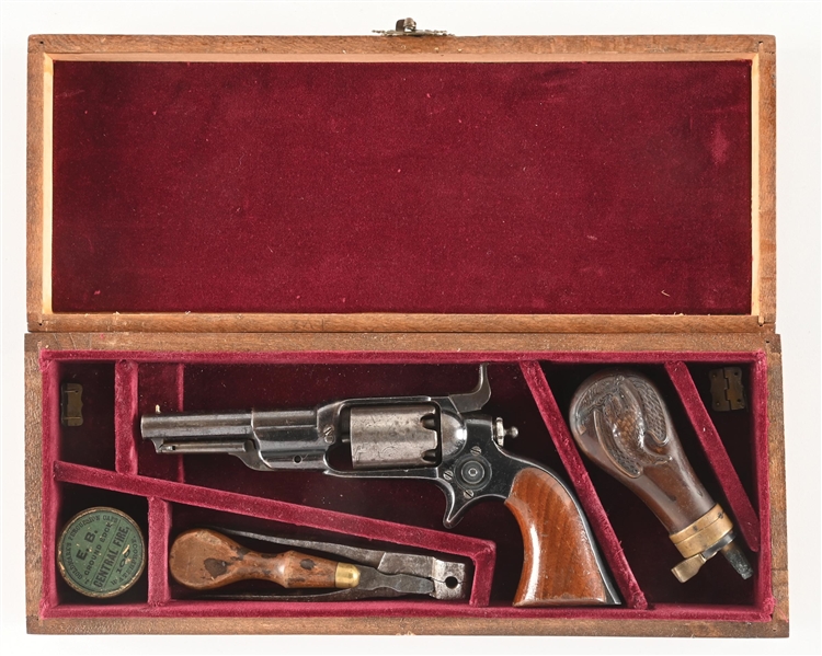 (A) COLT MODEL 1855 MODEL 6 ROOT SIDEHAMMER SINGLE ACTION REVOLVER.