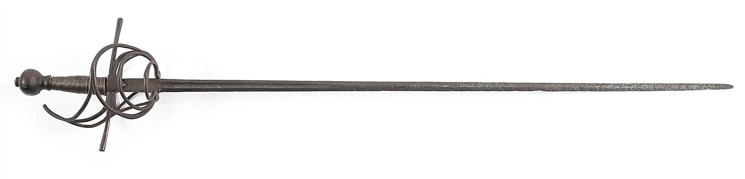 SPANISH COLONIAL BASKET HILT RAPIER