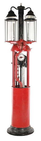 WAYNE MODEL #452 DOUBLE GAS PUMP.