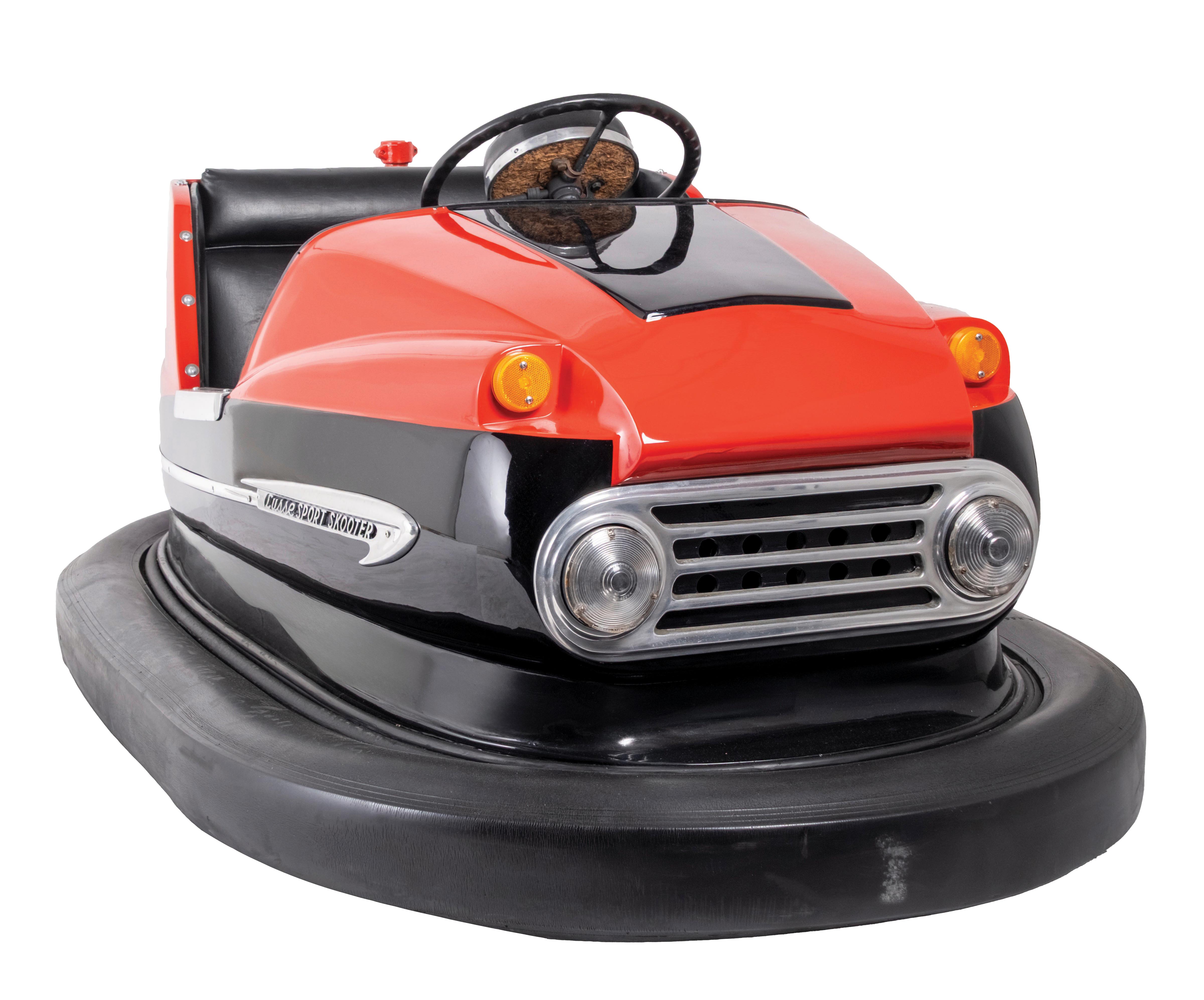 Lot Detail LUSSE BROTHERS RED SPORT SKOOTER BUMPER CAR lot-detail-lusse-brothers-red-sport-skooter-bumper-car