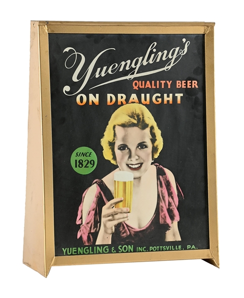 YUENGLINGS BEER DOUBLE-SIDED LIGHT-UP SIGN