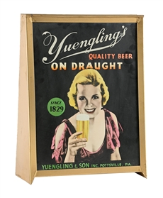 YUENGLINGS BEER DOUBLE-SIDED LIGHT-UP SIGN