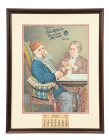THEO. R. HELBS KEYSTONE BREWERY LITHOGRAPH