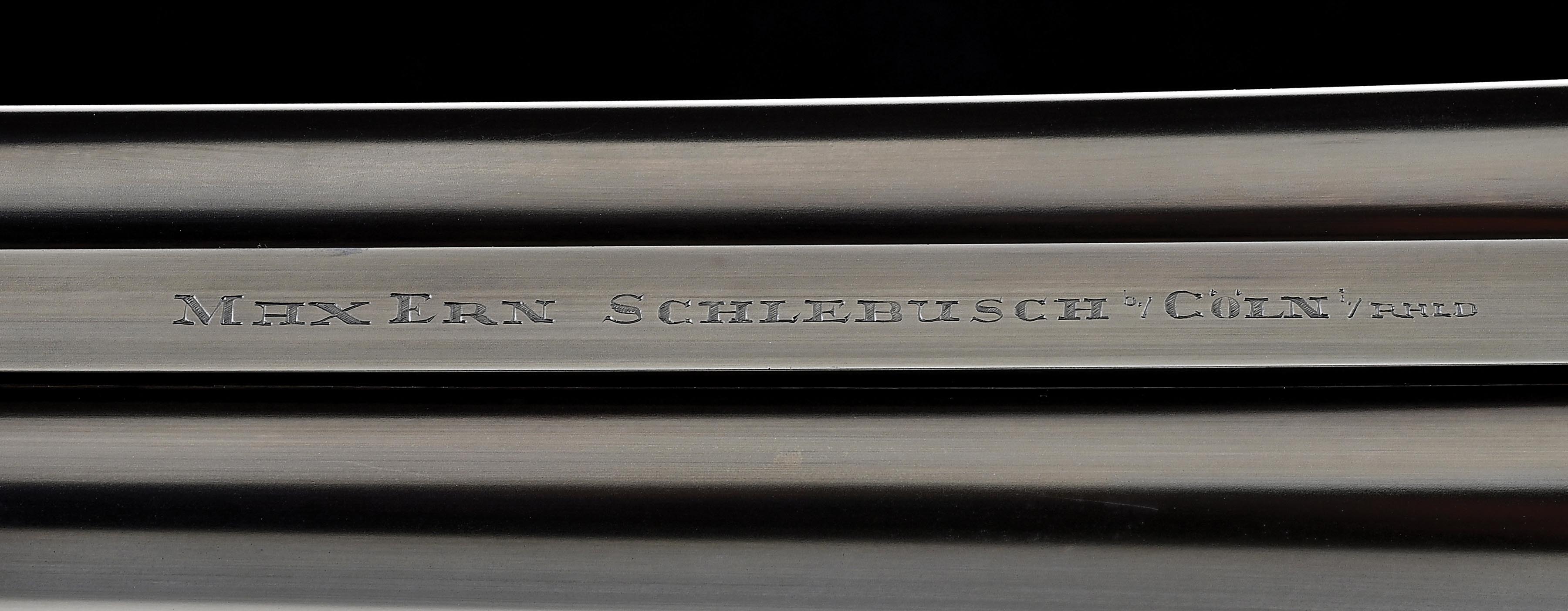 Max Ern Rifle Lot Detail - (M) MAX ERN 20 BORE SIDE BY SIDE SLE SHOTGUN WITH CASE.
