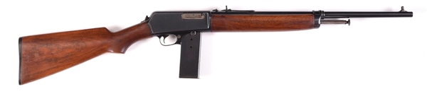 (C) WINCHESTER MODEL 07 SL SEMI AUTOMATIC RIFLE.