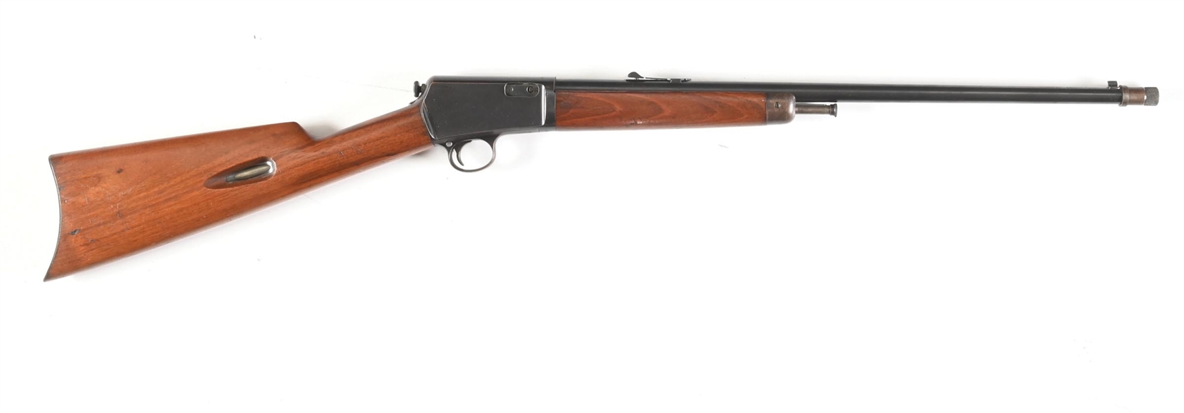 (C) SILENCER THREADED WINCHESTER MODEL 1903 SEMI-AUTOMATIC RIFLE.
