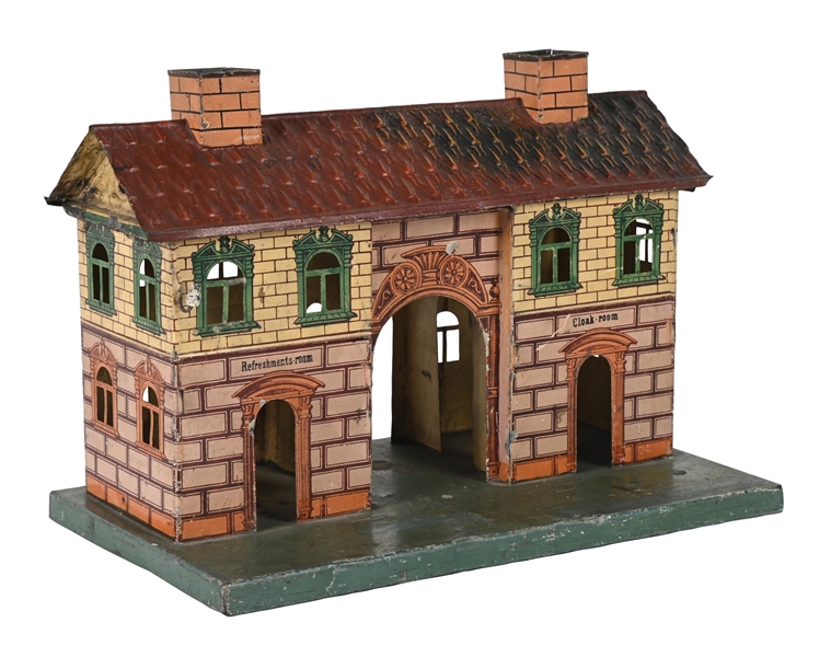 HAND-PAINTED & LITHO MARKLIN STATION