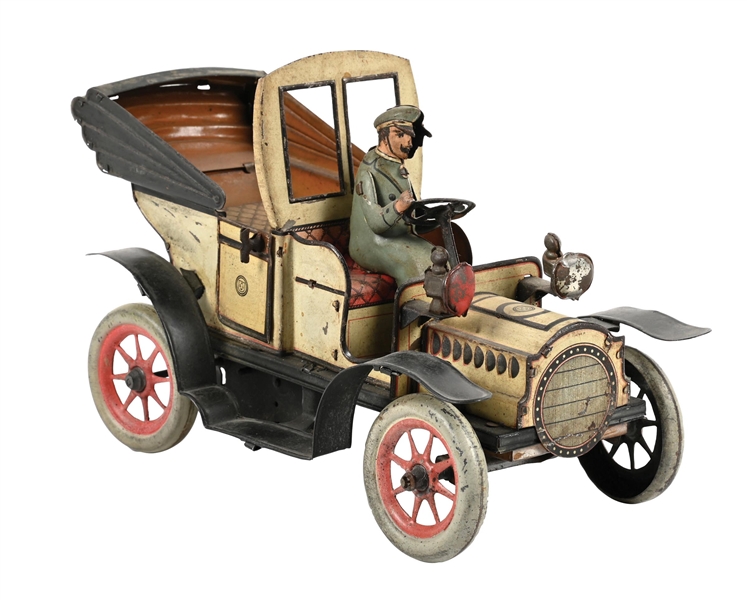 GERMAN GUNTHERMANN TIN LITHO WIND-UP AUTOMOBILE TOY 