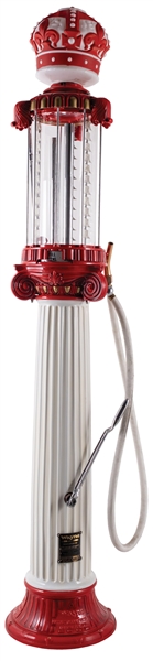 OUTSTANDING WAYNE MODEL #492 TEN GALLON ROMAN COLUMN VISIBLE PUMP