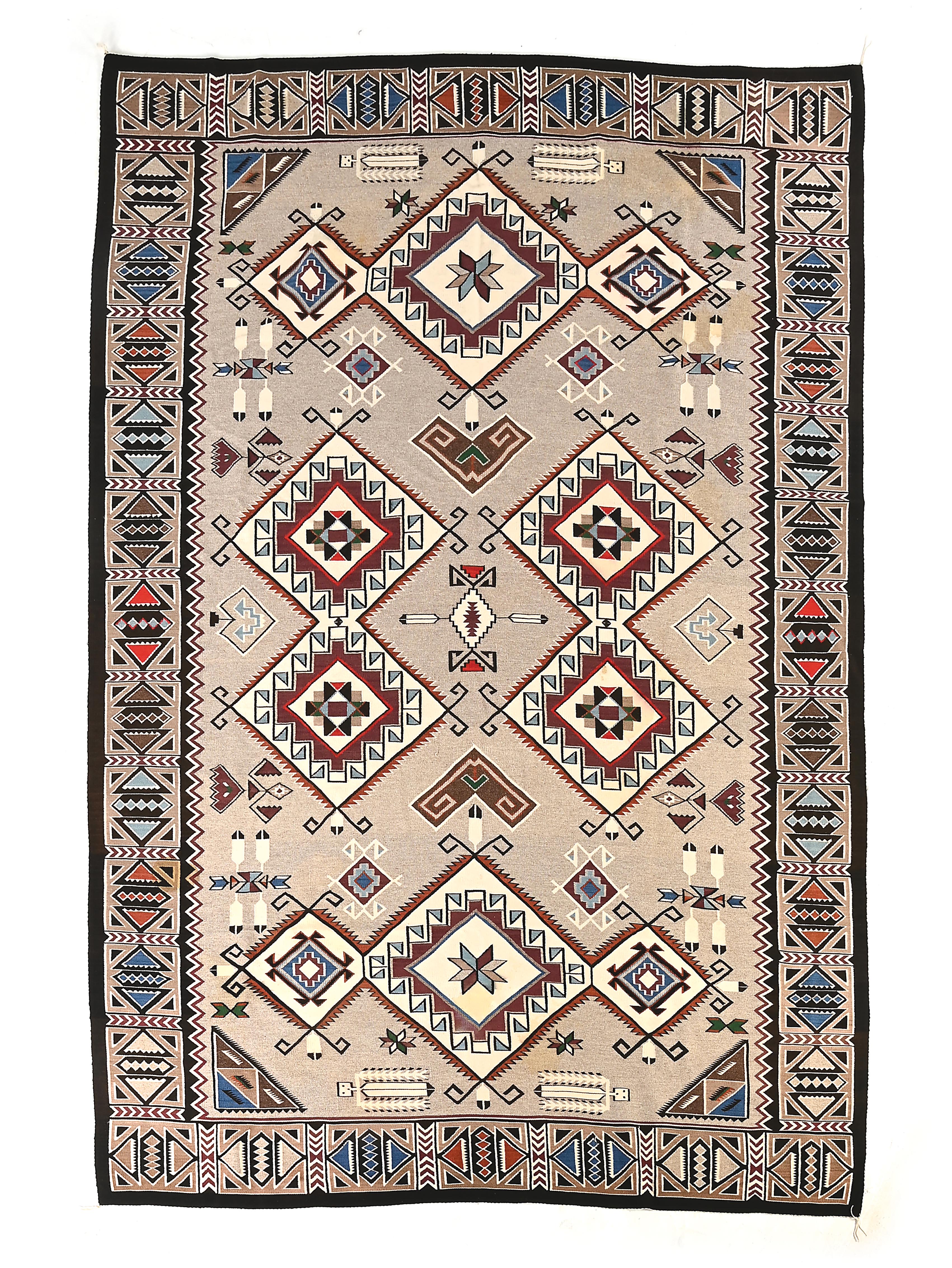 Lot Detail - NAVAJO (DINÉ) LARGE RUG TEEC NOS POS