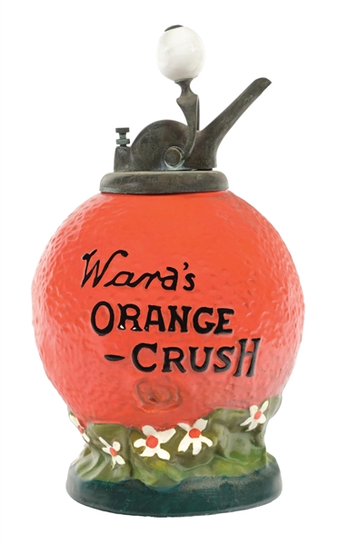 WARDS ORANGE CRUSH SYRUP DISPENSER