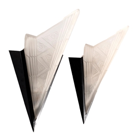 PAIR OF FRENCH ART DECO WALL SCONCES