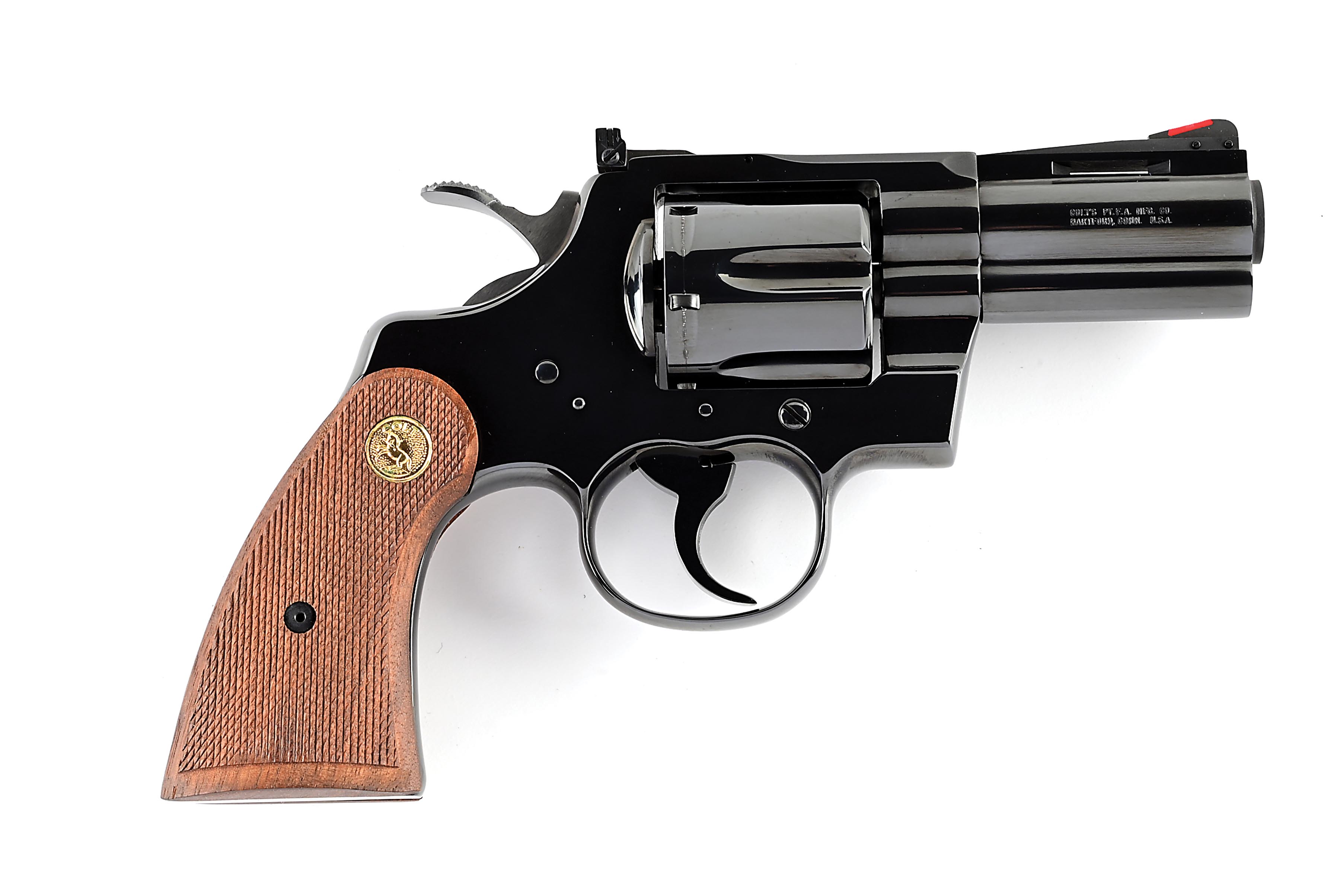 Lot Detail - (M) EXTREMELY RARE COLT PYTHON WITH 3 INCH BARREL WITH ...