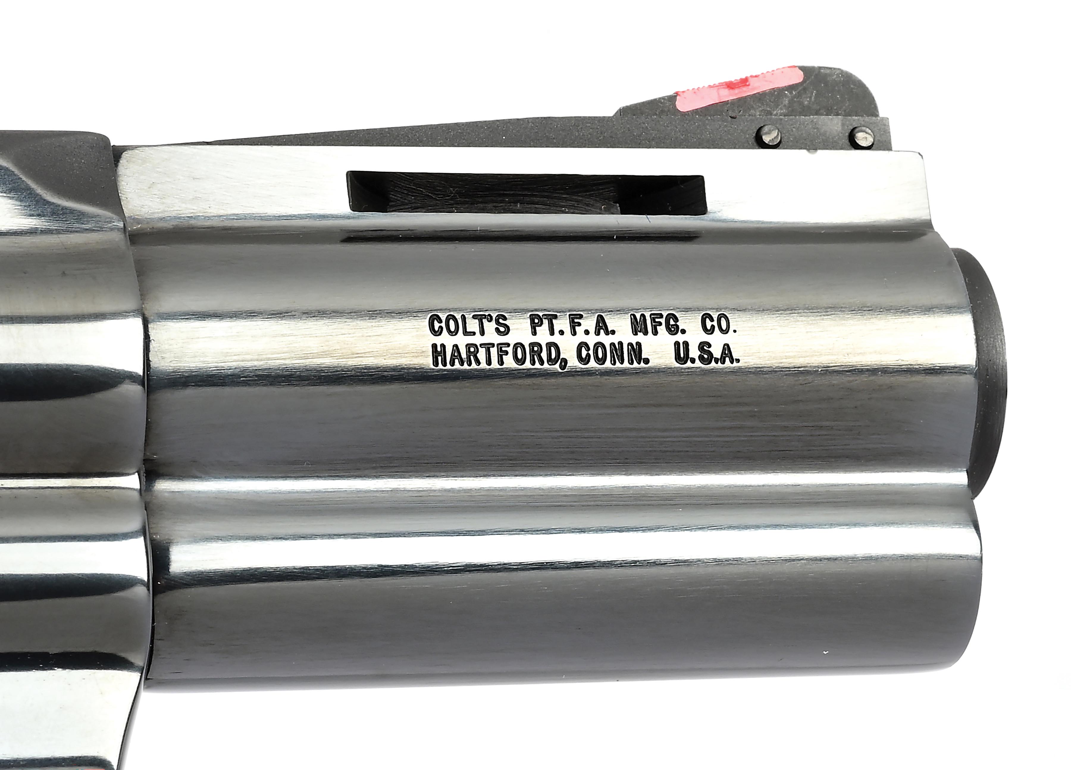 Lot Detail - (M) EXTREMELY RARE COLT PYTHON WITH 3 INCH BARREL WITH ...