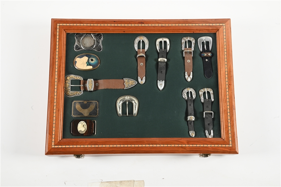 Lot Detail - BELT BUCKLE DISPLAY