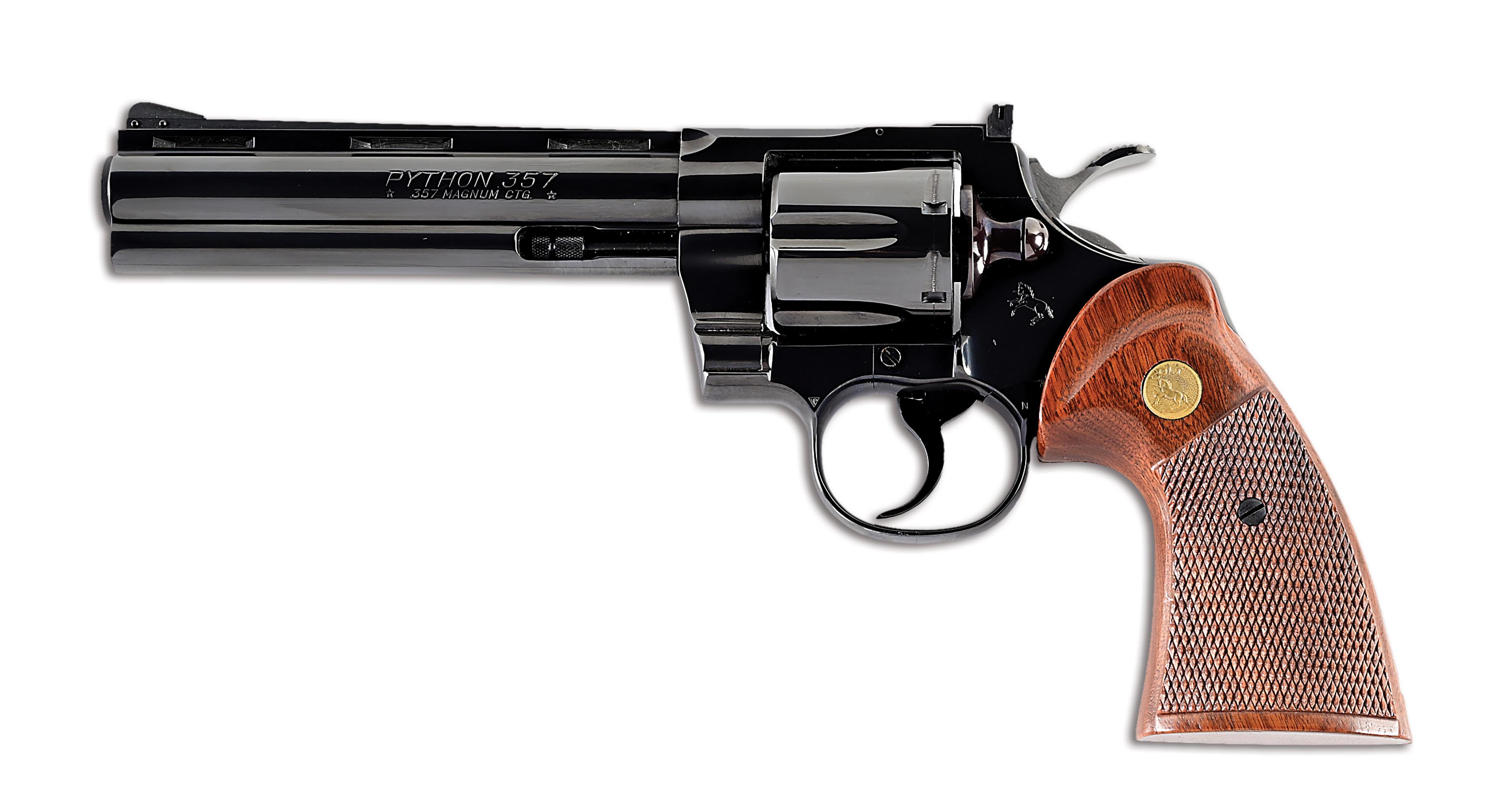 Lot Detail - (M) COLT PYTHON .357 MAGNUM DOUBLE ACTION REVOLVER WITH BOX.