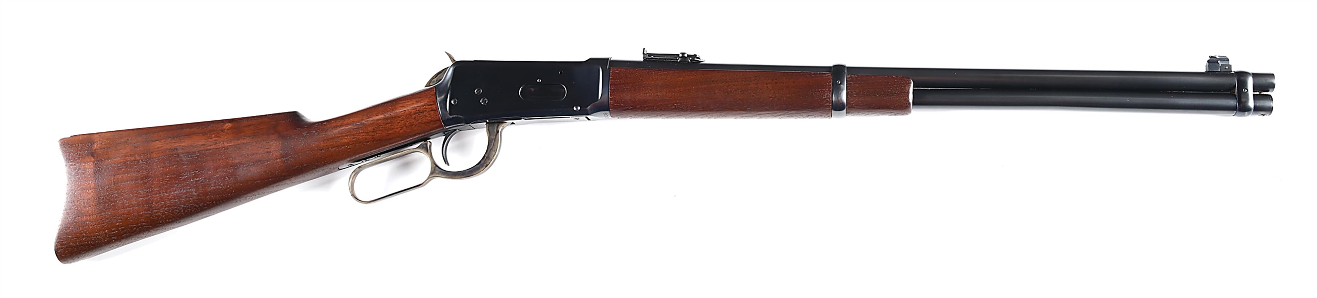 (C) WINCHESTER MODEL 1894 LEVER ACTION SADDLE RING CARBINE IN .32-40 (1915).