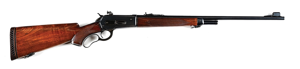 (C) WINCHESTER MODEL 71 .348 WINCHESTER LEVER ACTION RIFLE (1949).