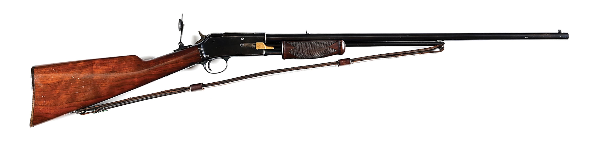 (A) COLT SMALL FRAME LIGHTNING SLIDE ACTION .22 RF RIFLE.