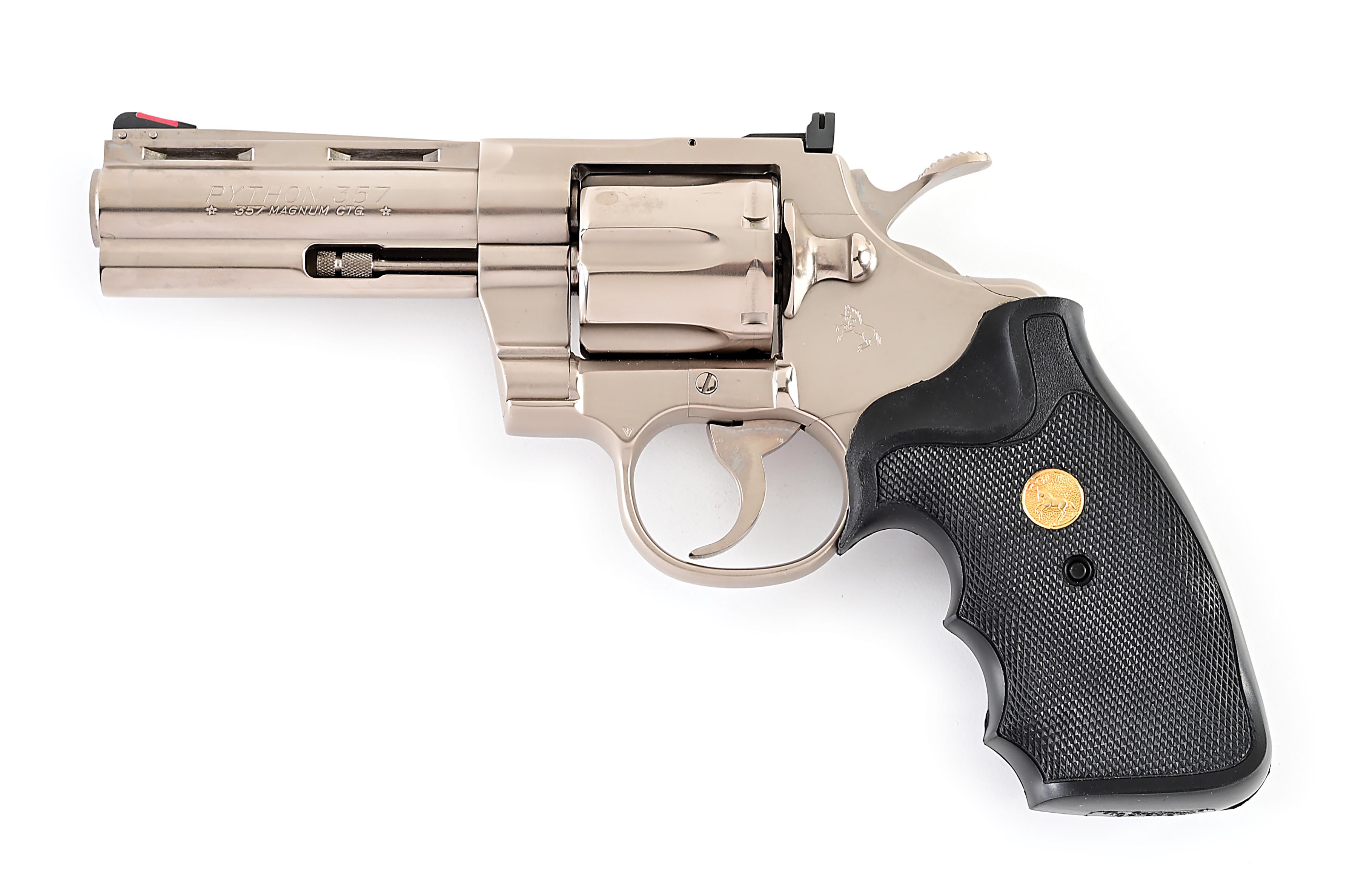 Lot Detail - (M) COLT PYTHON .357 MAGNUM DOUBLE ACTION REVOLVER.