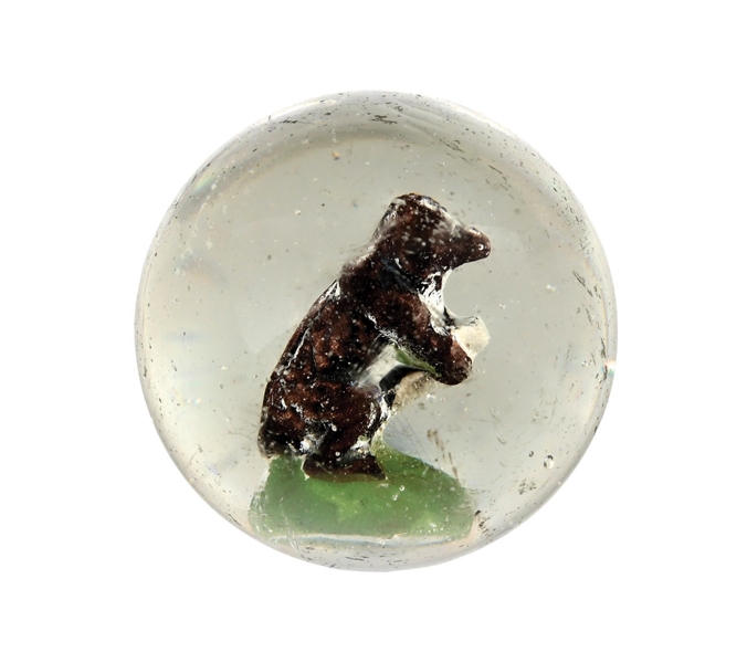 OUTSTANDING STANDING PAINTED BEAR SULPHIDE