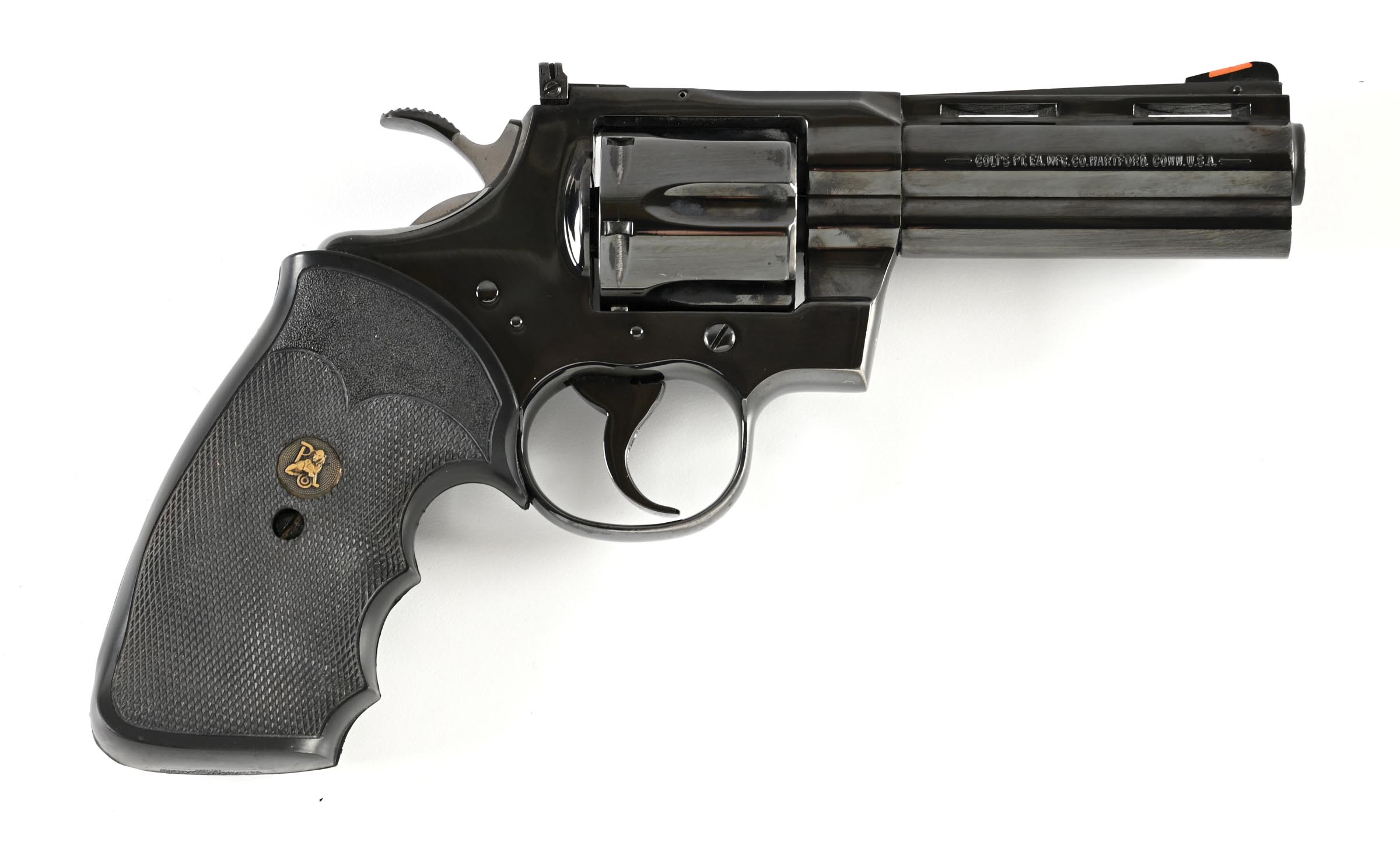 Lot Detail - (M) COLT PYTHON DOUBLE ACTION REVOVLER.
