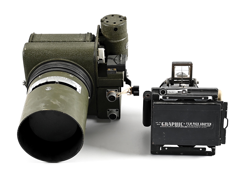 LOT OF 2: US WWII K-24 AND K-20 AERIAL CAMERAS.