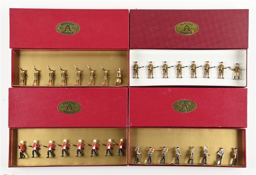 LOT OF 4: BASTION MODELS SETS IN BOXES