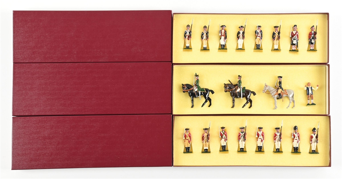 LOT OF 3: TOY SOLDIERS SETS IN BOXES