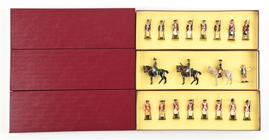 LOT OF 3: TOY SOLDIERS SETS IN BOXES
